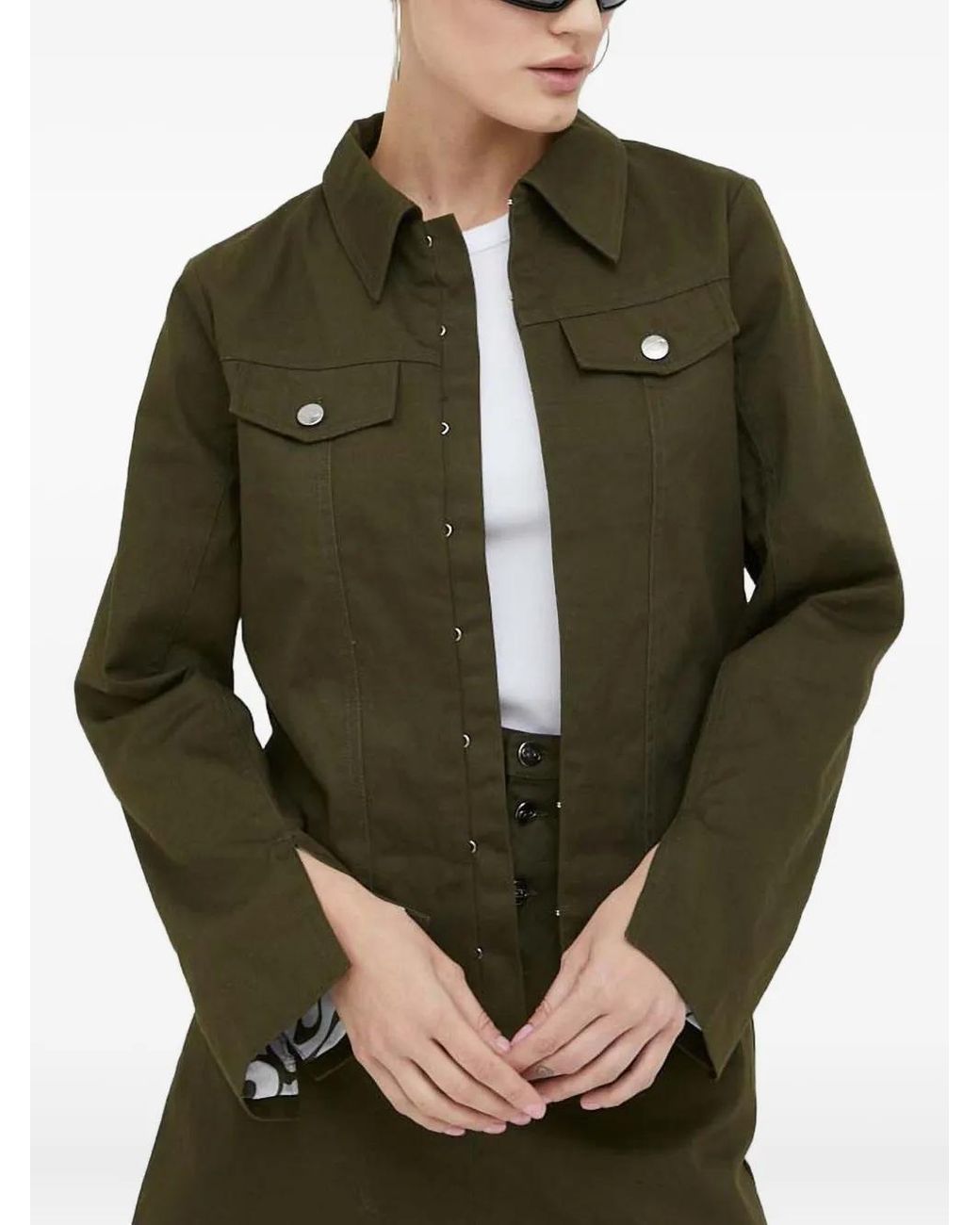 Résumé Green Organic Cotton Fitted Jacket