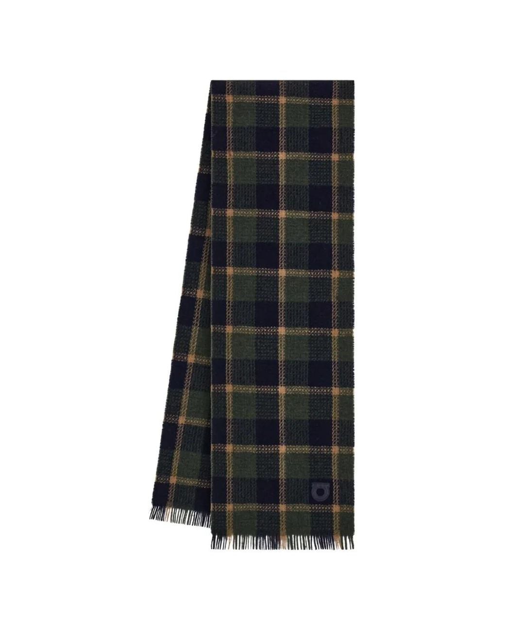Ferragamo Black Cashmere Blend Scarf for men