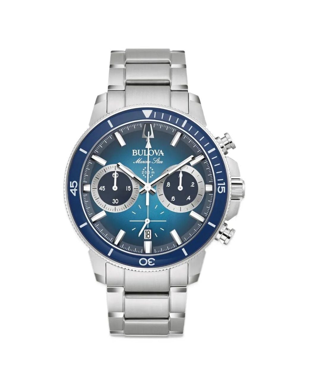 Bulova Blue Marine Star 45Mm Watch for men