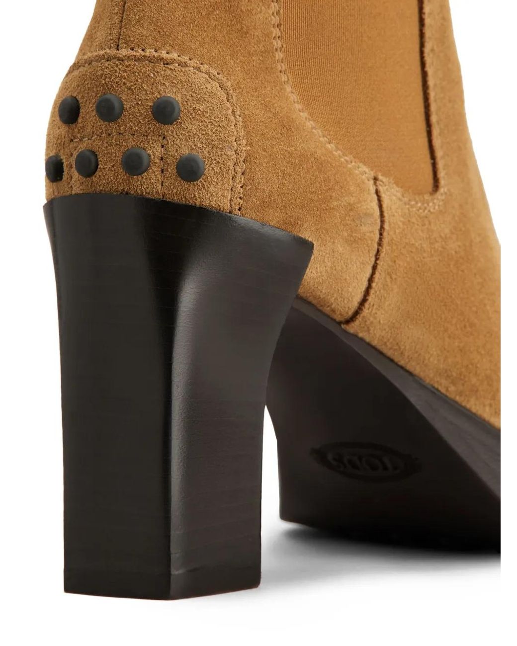 Tod's Brown Suede Chelsea Boots