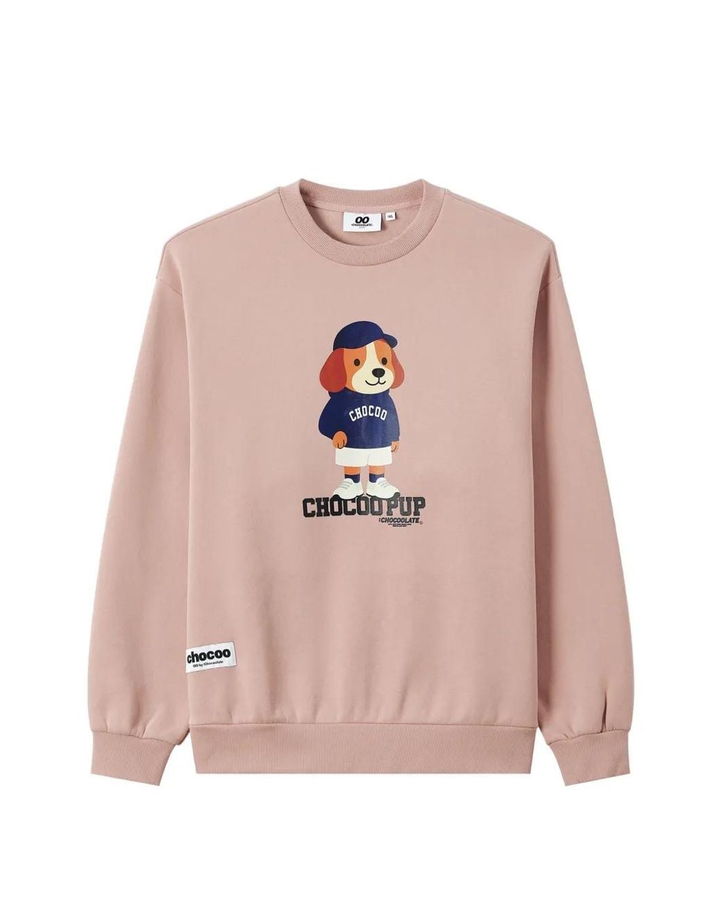 Chocoolate Pink Graphic-Print Sweatshirt for men