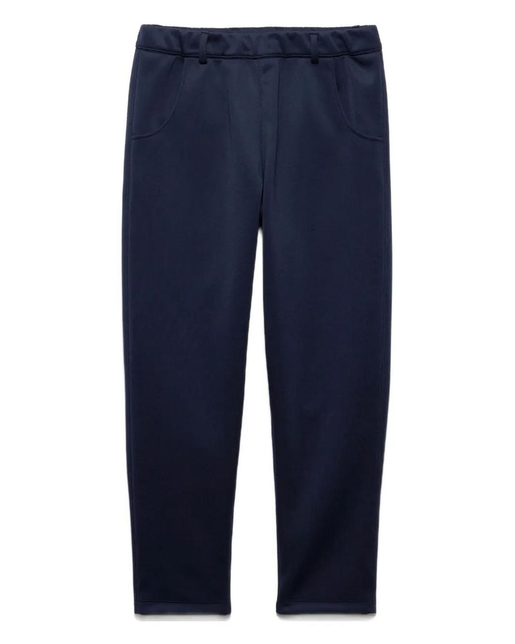 Prada Blue Technical Fleece Trousers for men