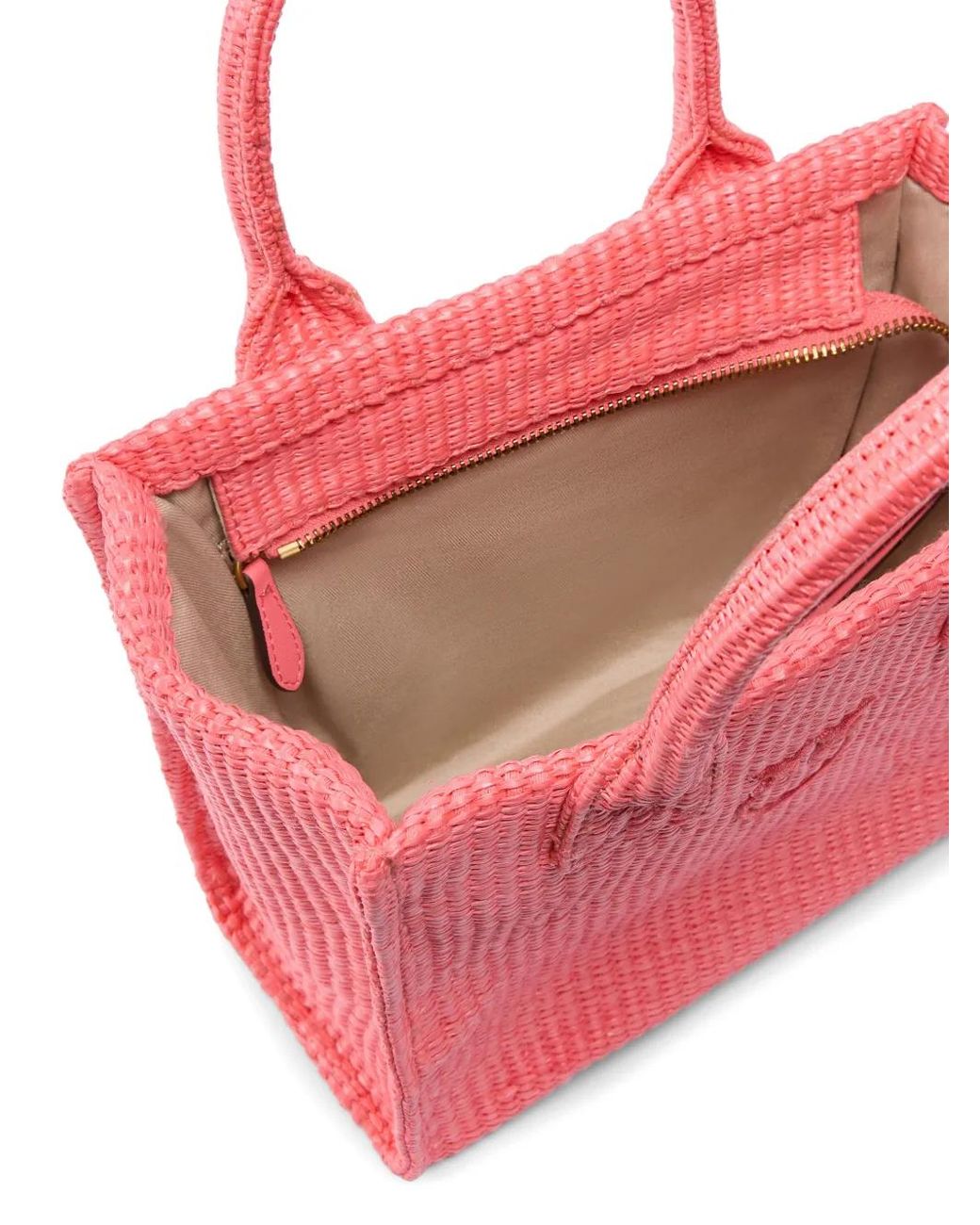 Pinko Pink Beach Small Shopping Tote