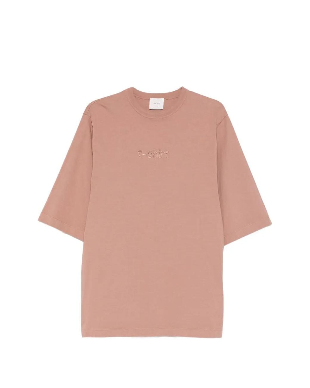 Alysi Natural Embellished T-Shirt
