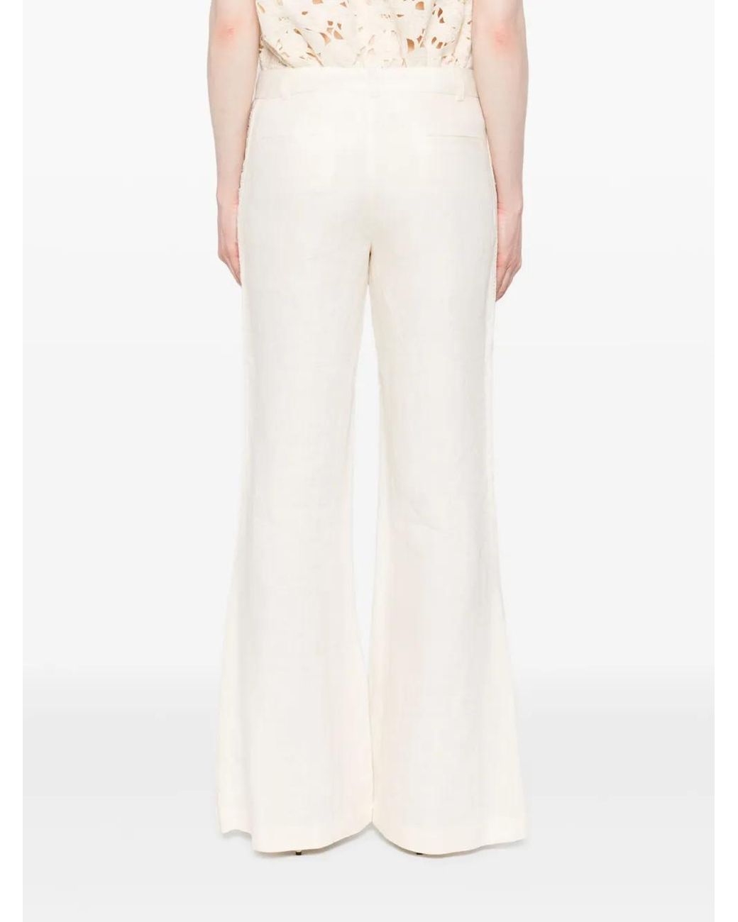 Zimmermann White Illuminate Trousers