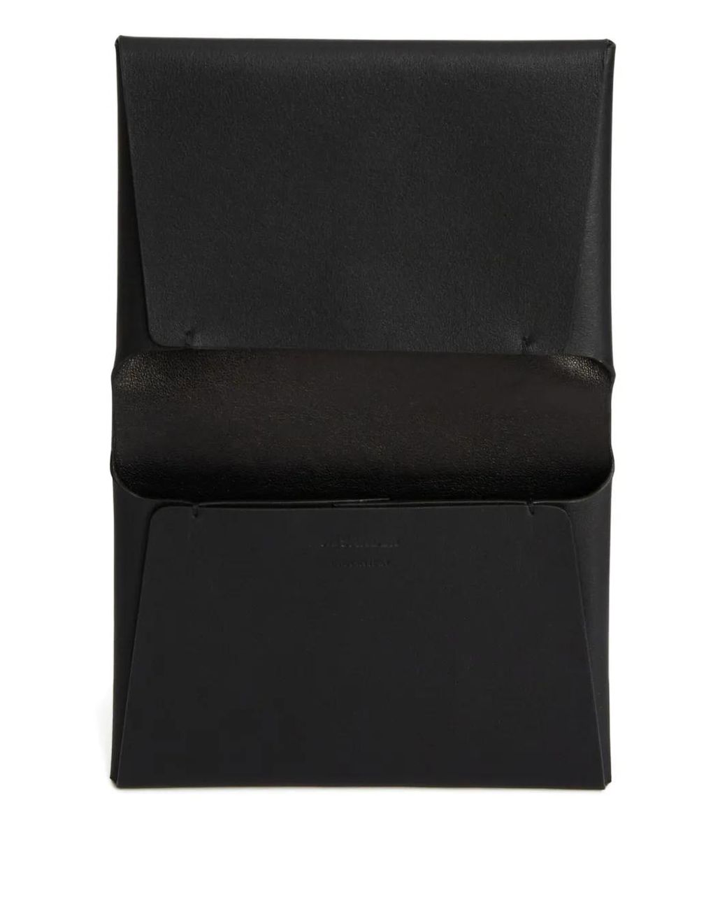 Jil Sander Black Passport Holder for men