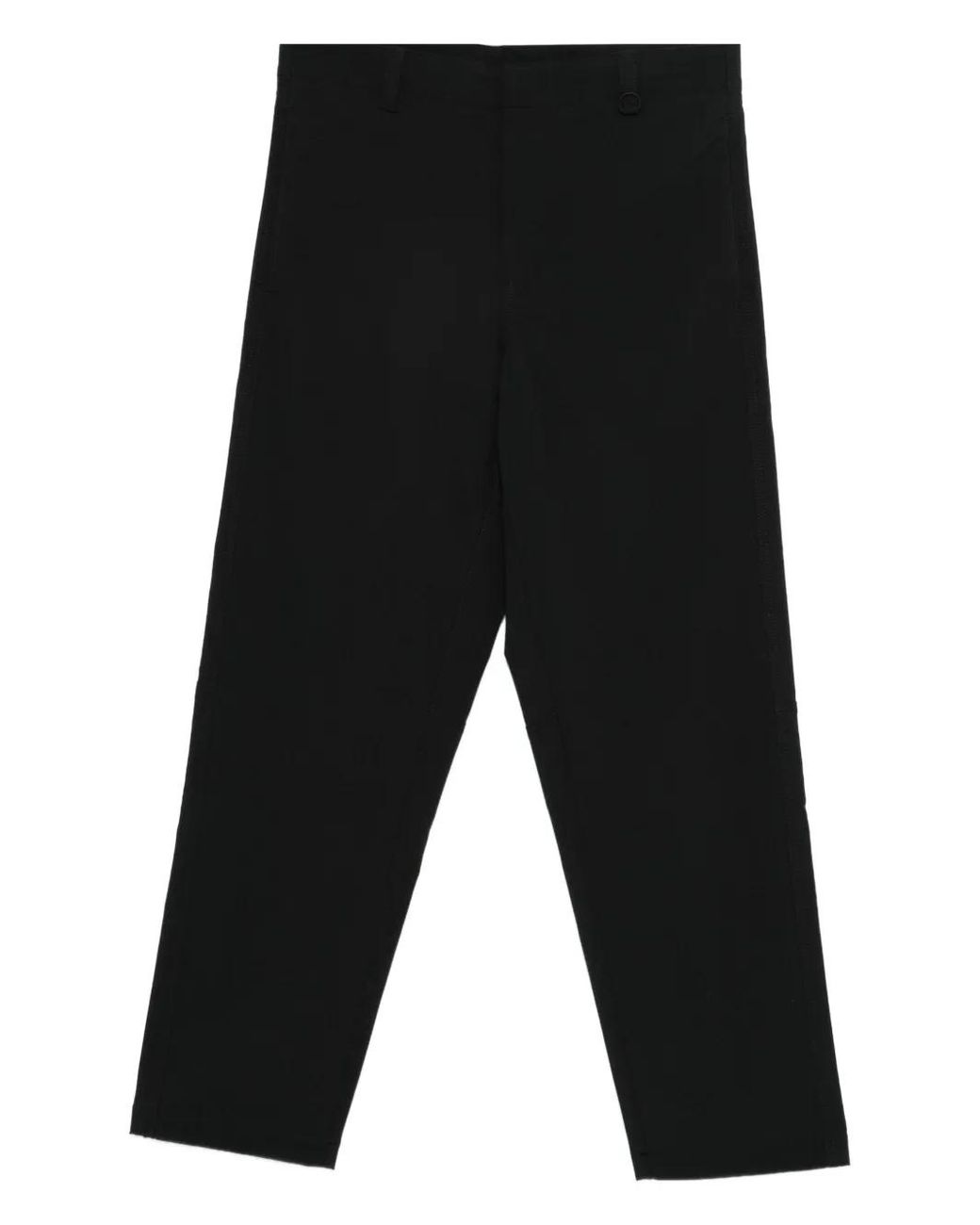 Herno Black Straight-Leg Trousers for men