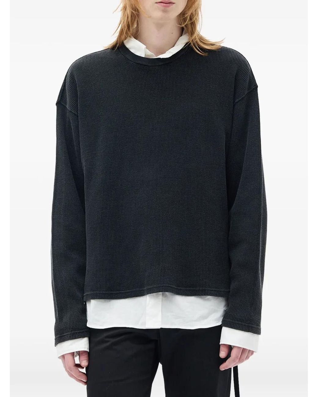 Ann Demeulemeester Black Emil Long-Sleeve T-Shirt for men
