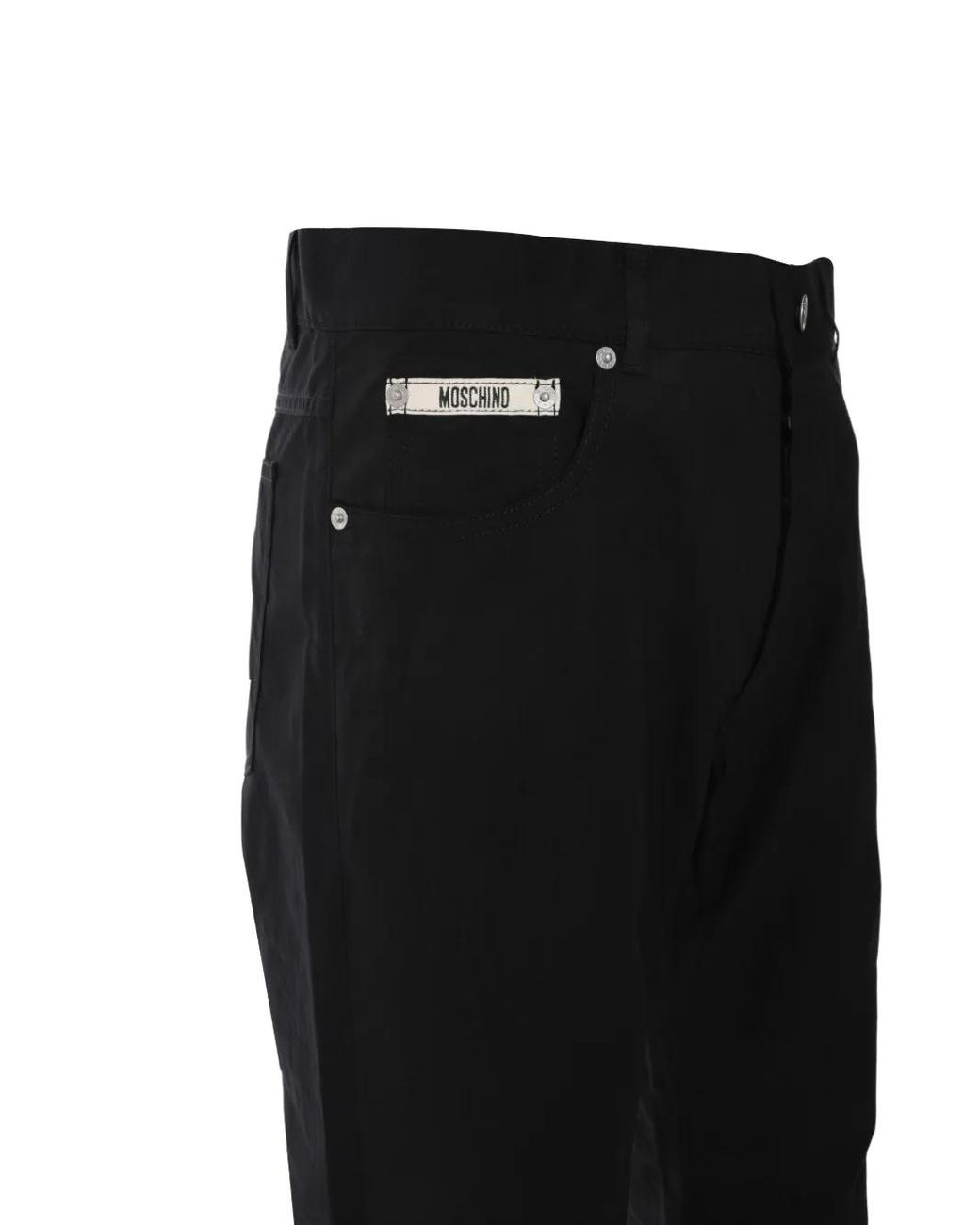 Moschino Black Straight-Leg Trousers for men