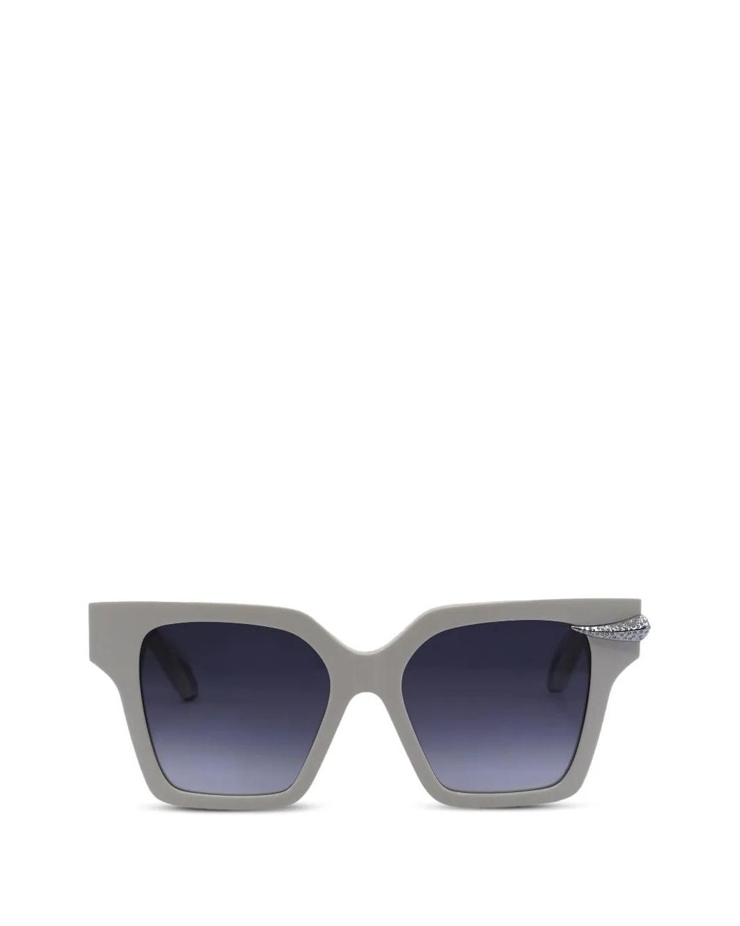 Roberto Cavalli Blue Square-Frame Sunglasses