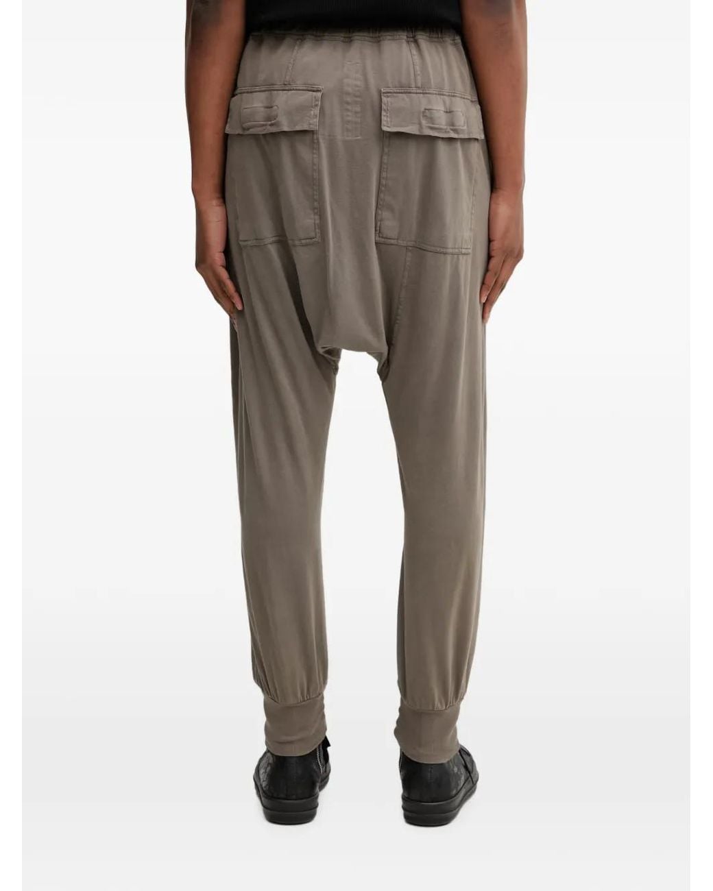 Rick Owens Natural Drop-Crotch Track Pants for men