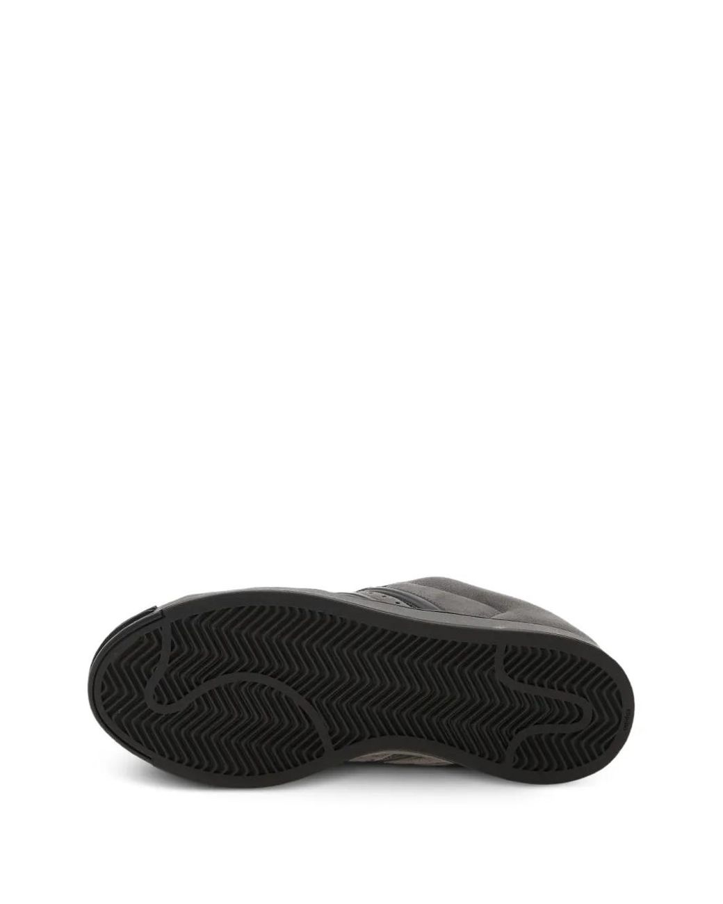 Adidas Gray Superstar St Three-Stripe Sneakers