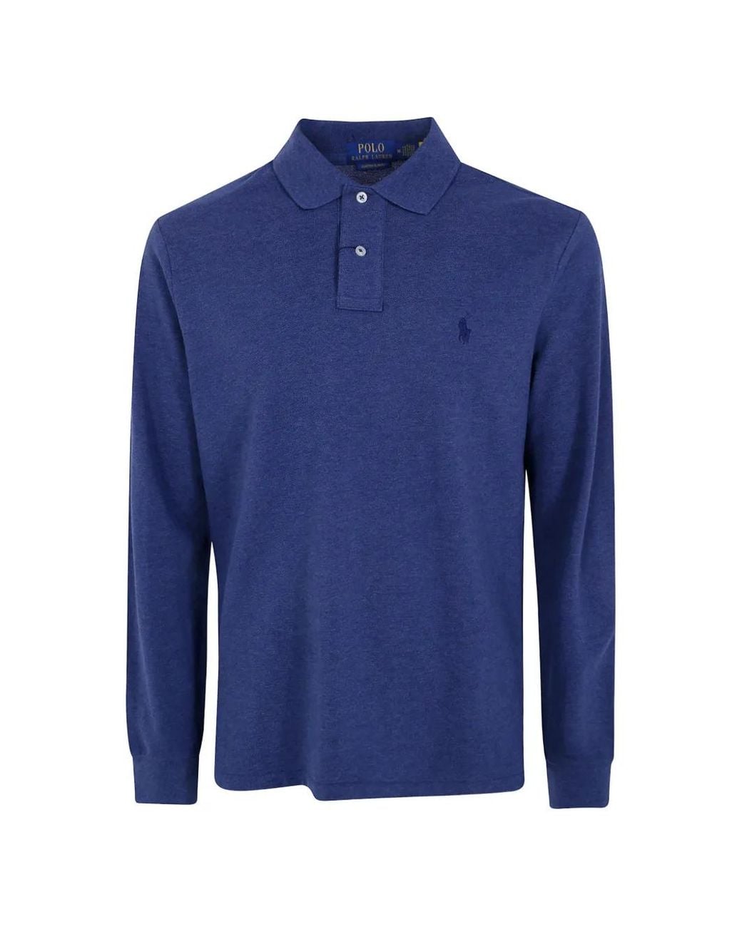 Polo Ralph Lauren Blue Long-Sleeve Polo Shirt for men