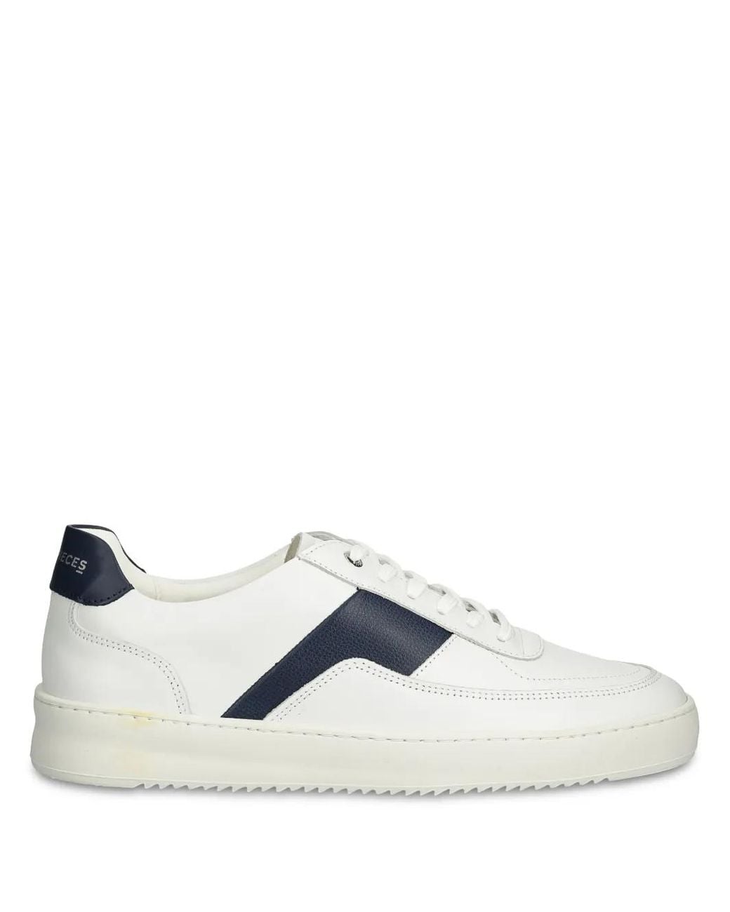 Filling Pieces White Leather Sneakers for men