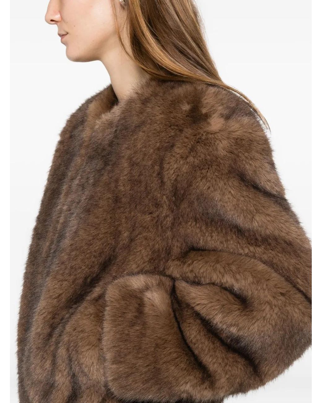 Chaqueta Con Cremallera Stand Studio de color Brown