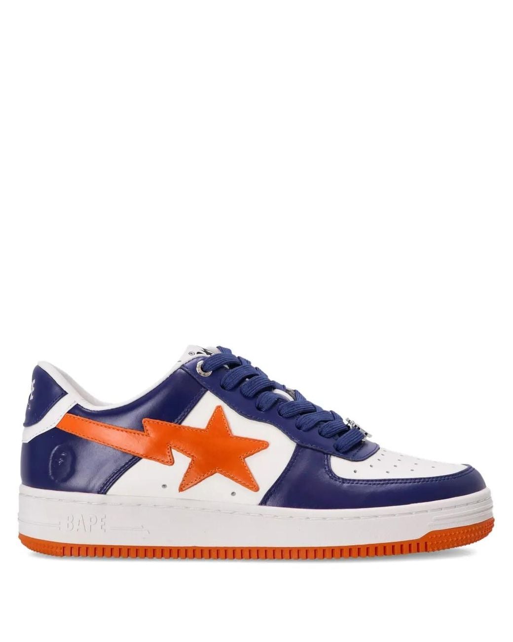 A Bathing Ape Blue Bape Sta 3 M2 Star Low-Top Sneakers for men