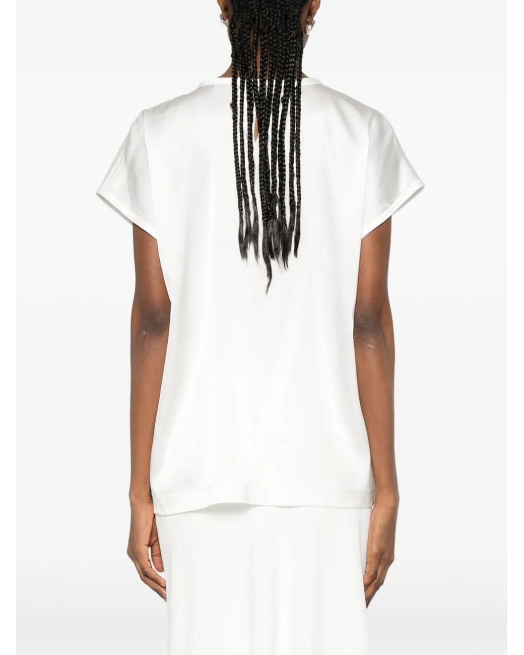 Panicale White Embellished Top
