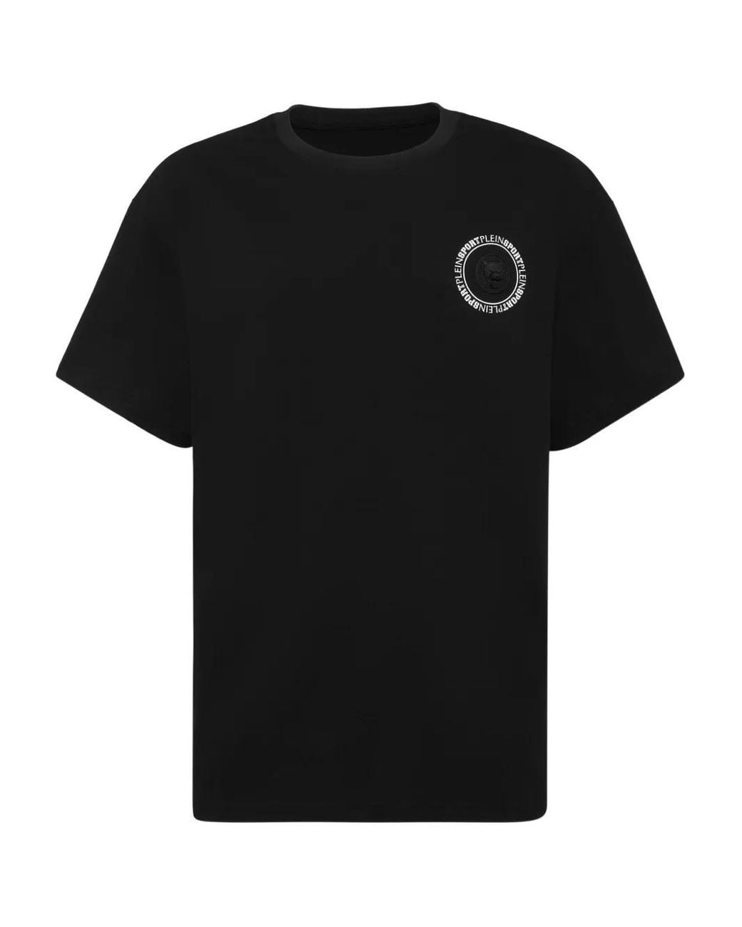 Philipp Plein Black Logo Back-Print T-Shirt for men