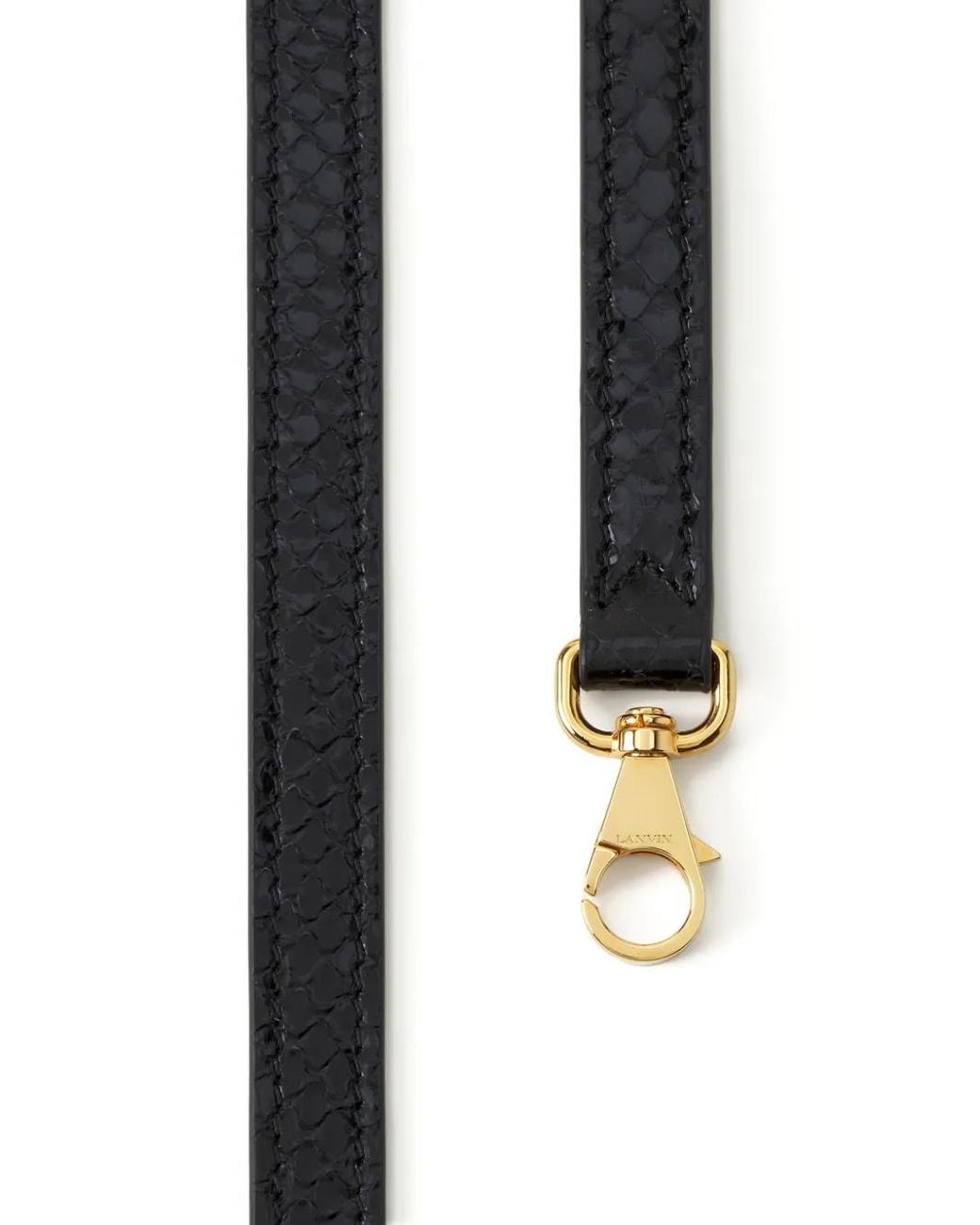 Lanvin Black Compagnon 20 Bag
