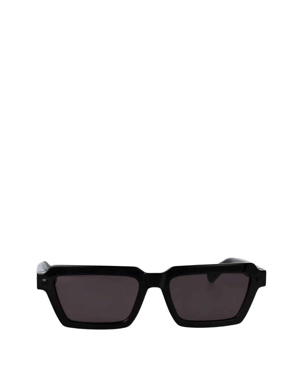Calvin Klein Black Rectangle-Frame Sunglasses