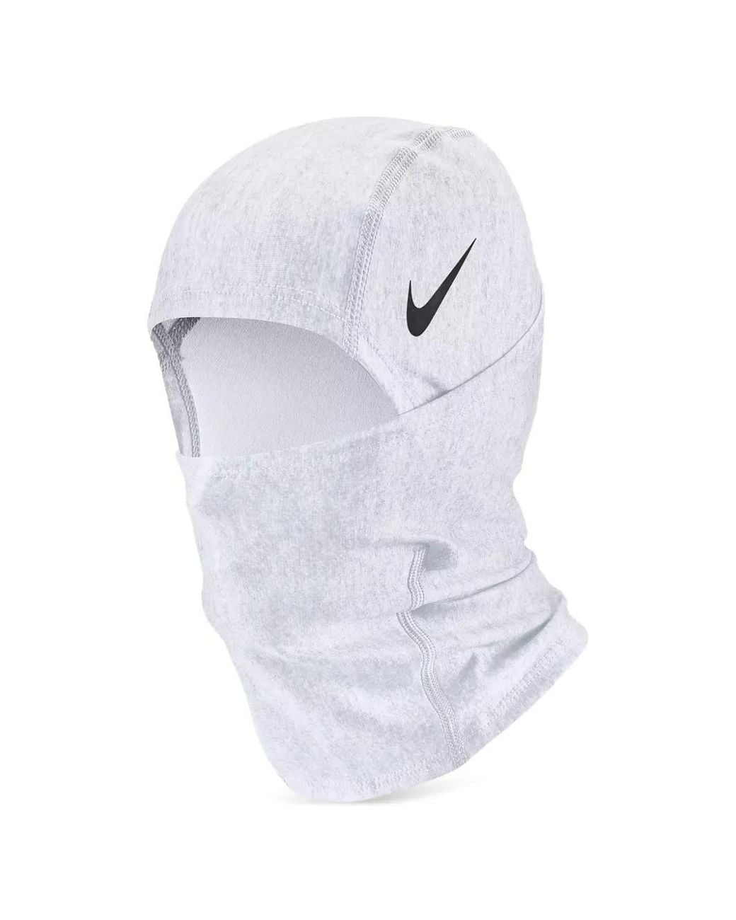 Nike White Pro Hyperwarm Logo Hood