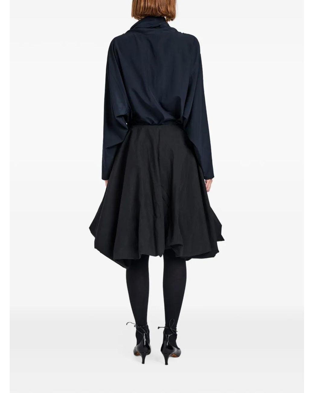 Proenza Schouler Blue Turtleneck Long-Sleeved T-Shirt