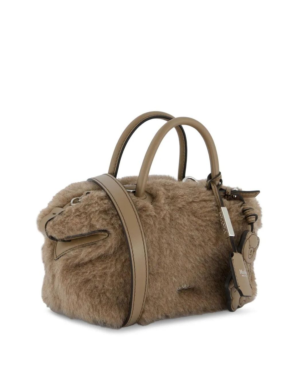 Max Mara Brown Small Boston Bag