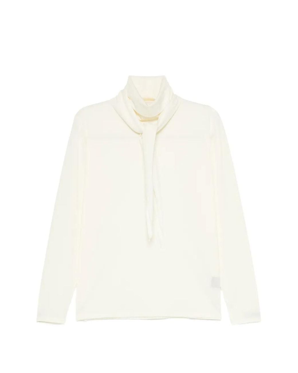 Rainmaker White High-Neck T-Shirt for men