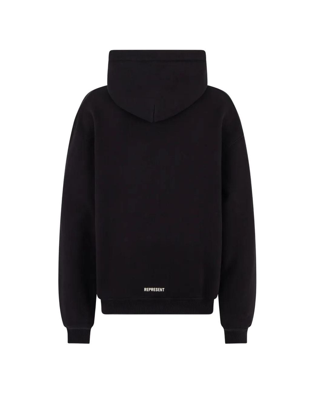Represent Black Initial Star Hoodie for men