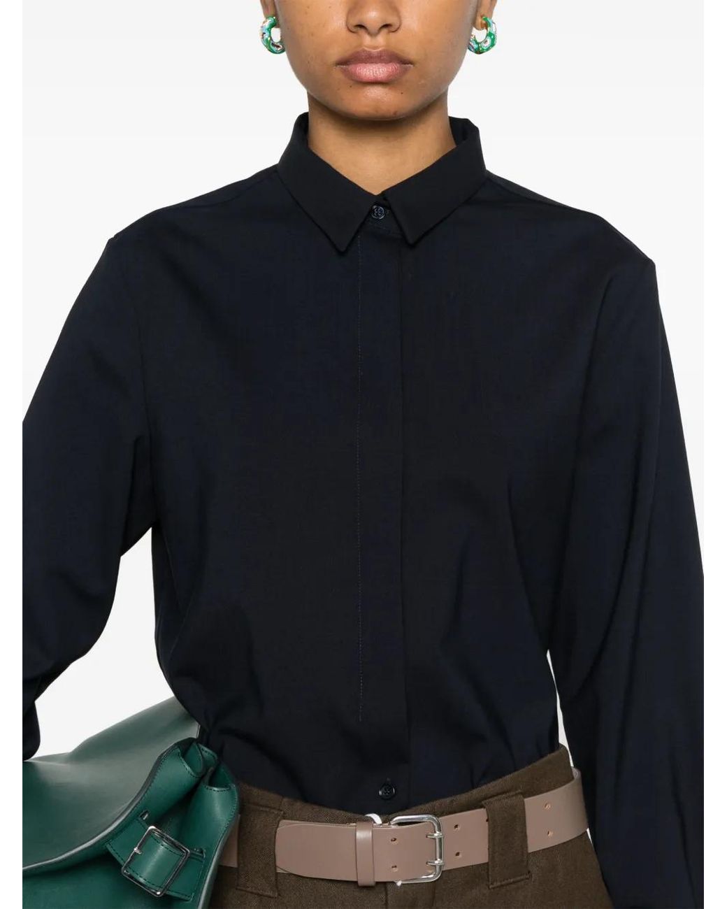 Numerootto Blue Long-Sleeve Shirt