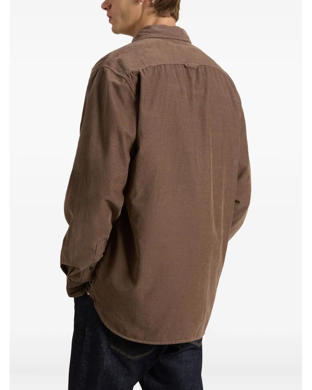 Woolrich Ribfluwelen Overhemd in het Brown voor heren