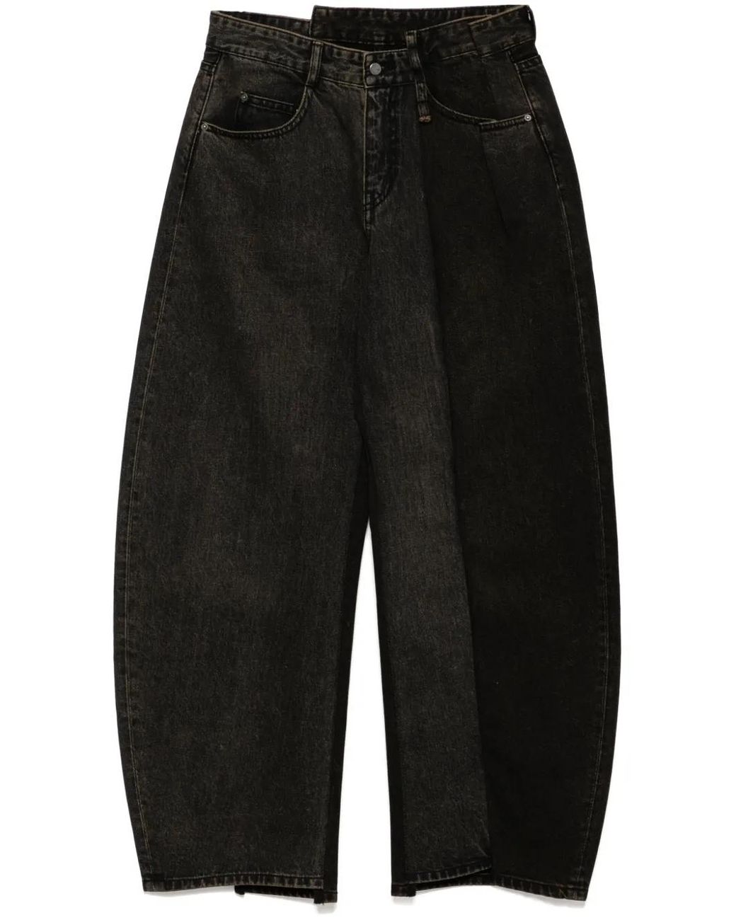JNBY Black Colour-Block Jeans