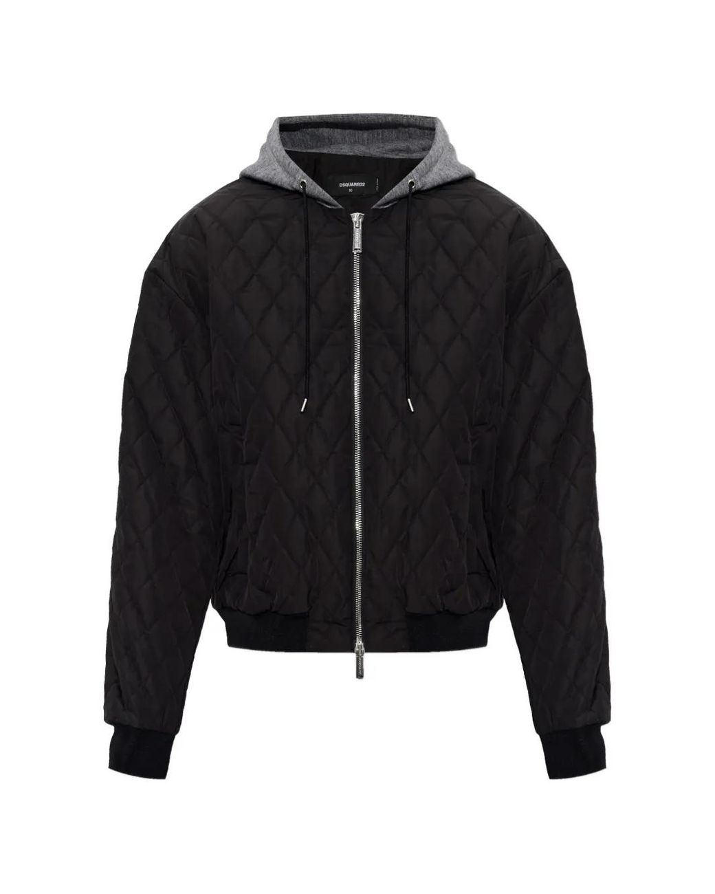 DSquared² Gewatteerd Bomberjack Met Capuchon in het Black voor heren
