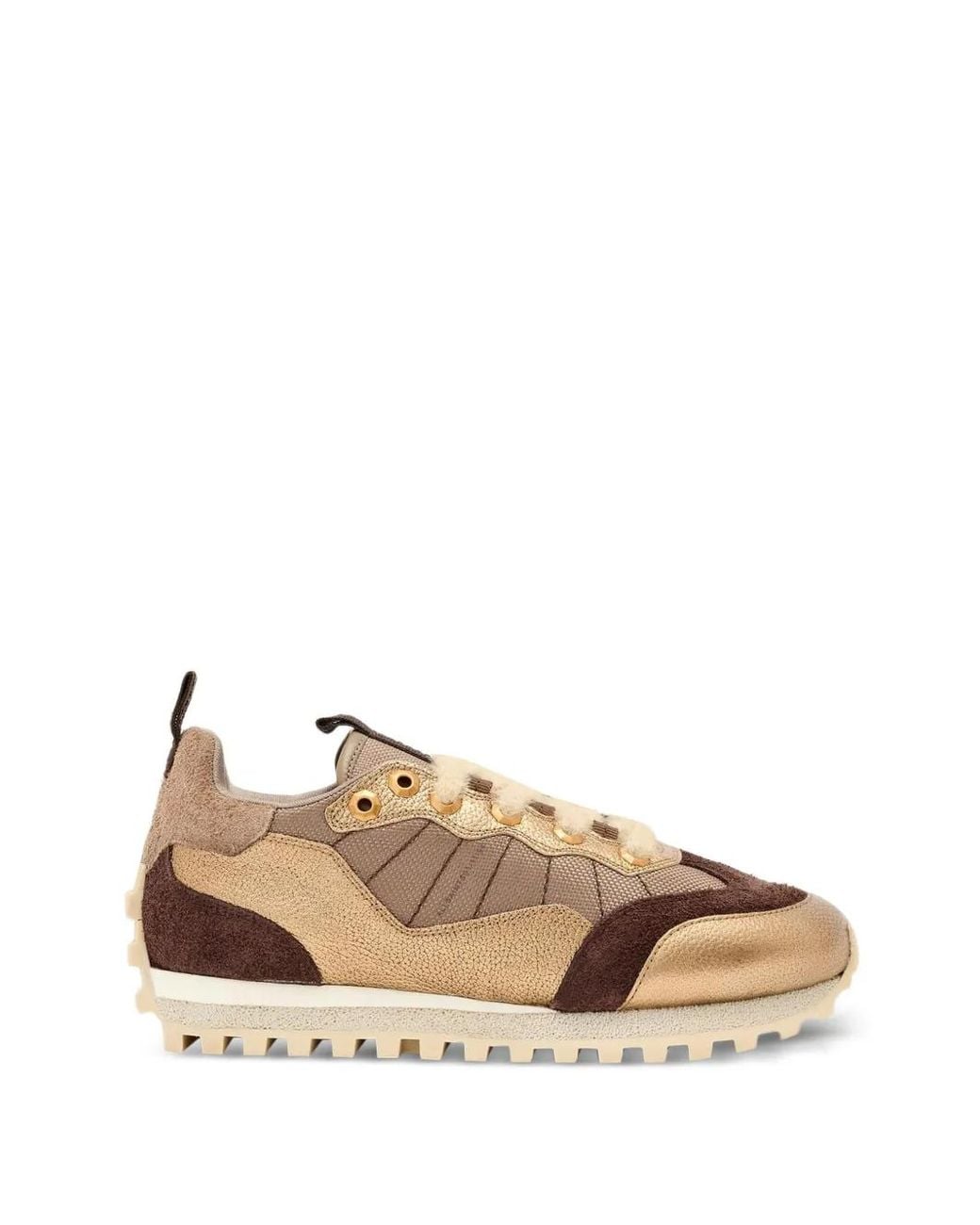 AllSaints Natural Nevis Lace-Up Sneakers
