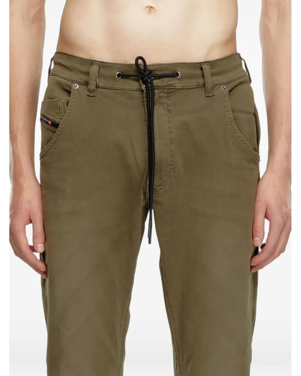 DIESEL Green 2032 D-Krooley Joggjeans Jeans for men