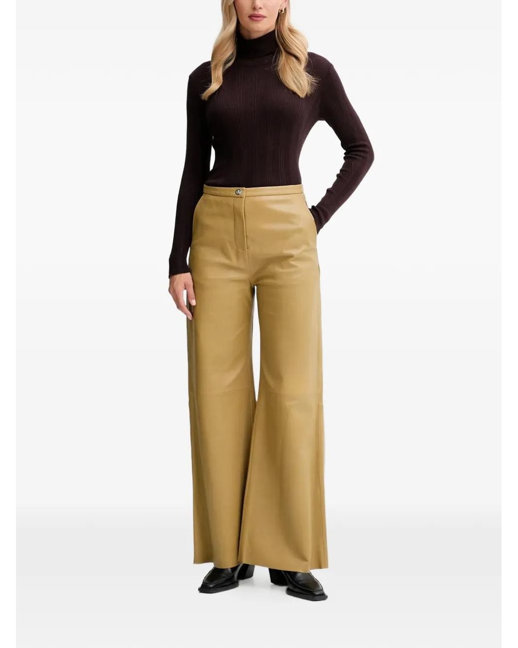 Sessun Black Roll-Neck Sweater