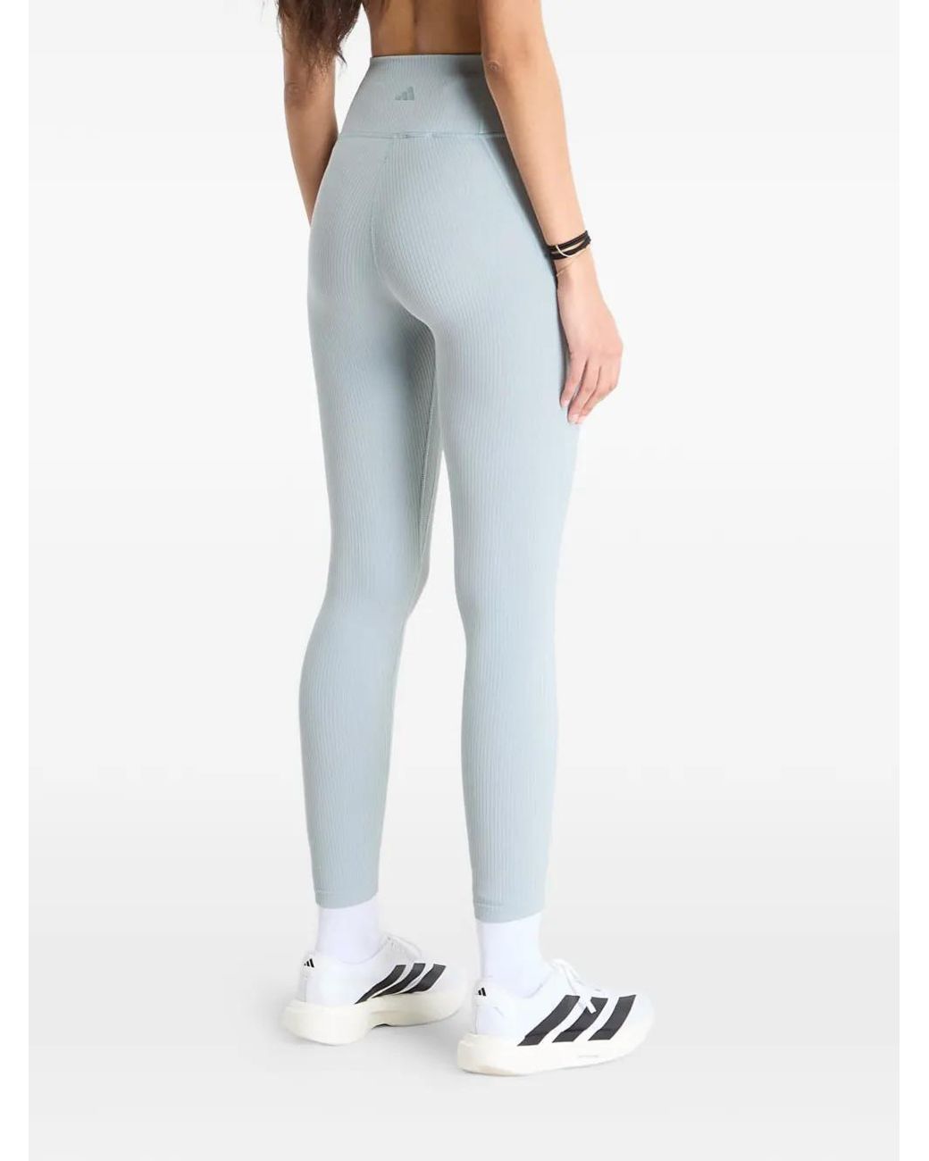 Adidas Blue 7/8 All Me Rib Leggings