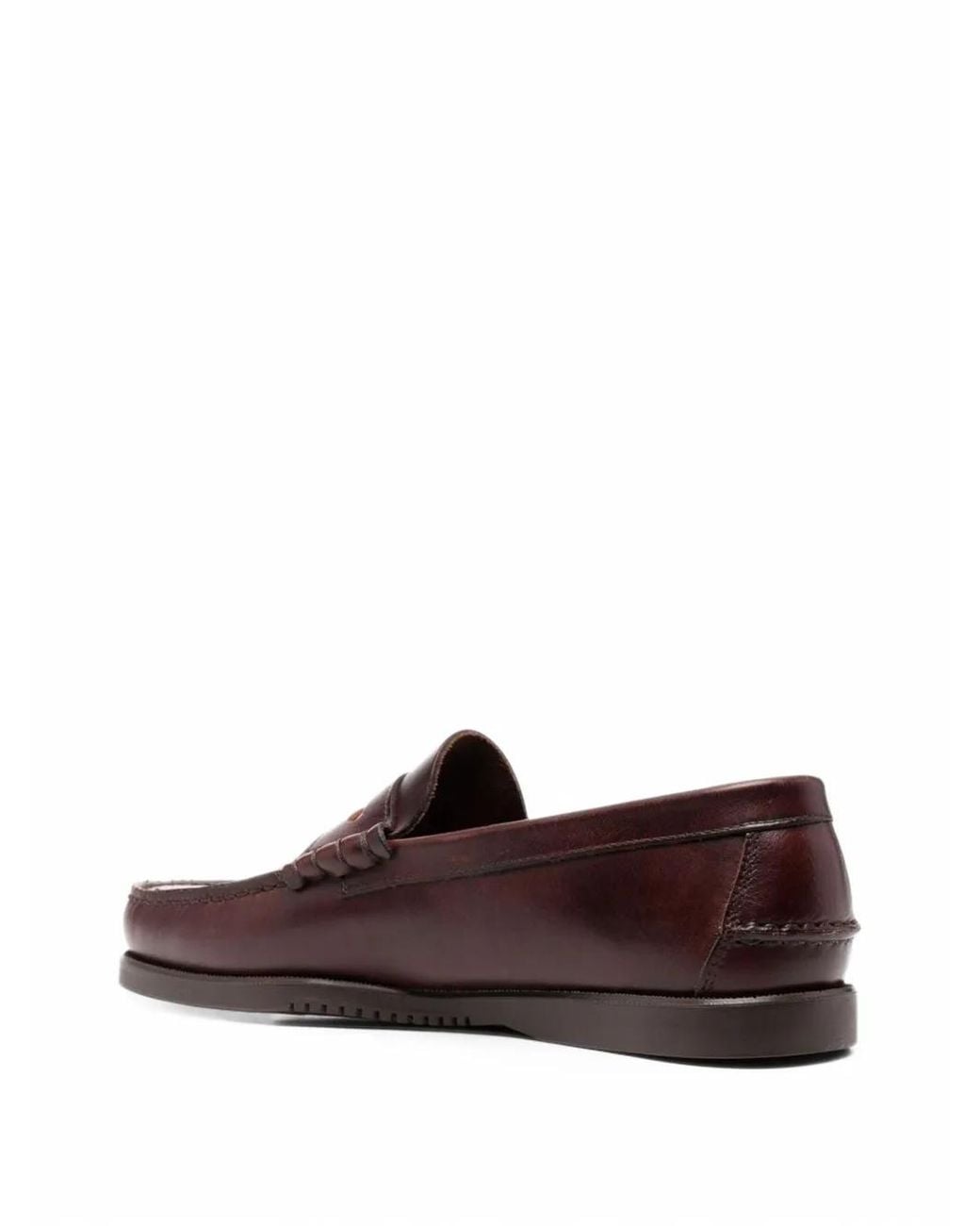Paraboot Brown Coraux Penny Loafers for men