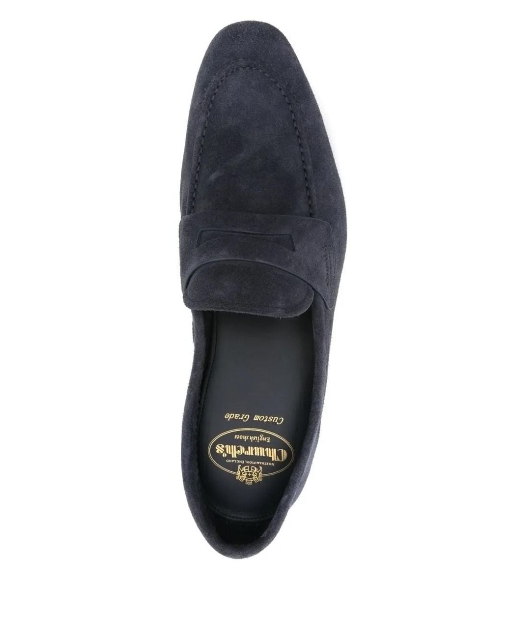 Church's Blue Suede Loafers for men