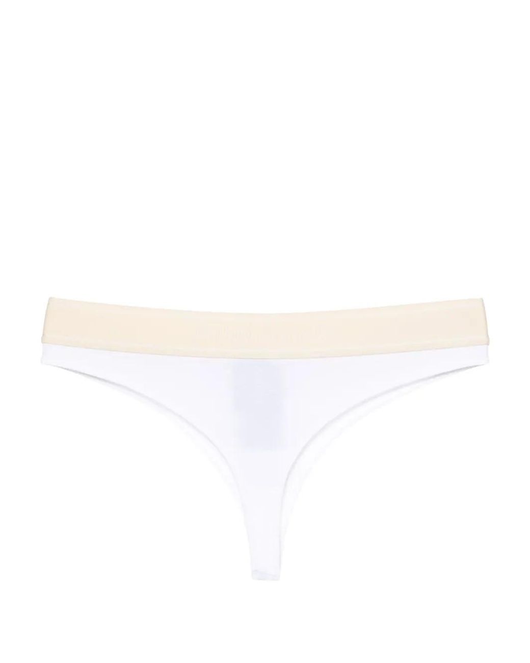 Palm Angels String Met Logoband in het White