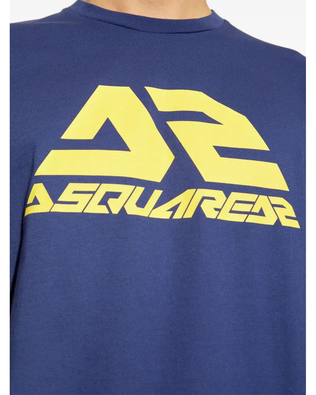 DSquared² Blue Cotton T Shirt for men