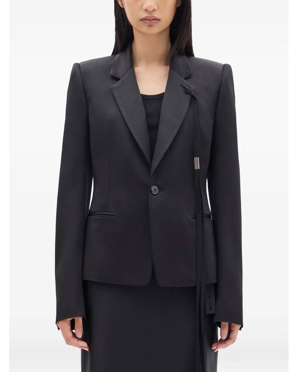 Ann Demeulemeester Black Blazer