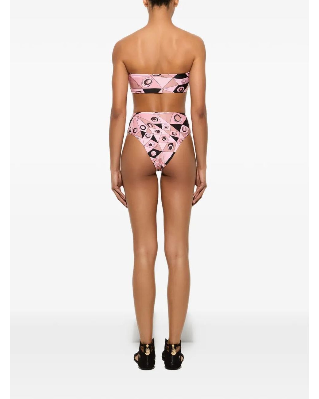Emilio Pucci Pink Occhi-Print Bikini Bottom