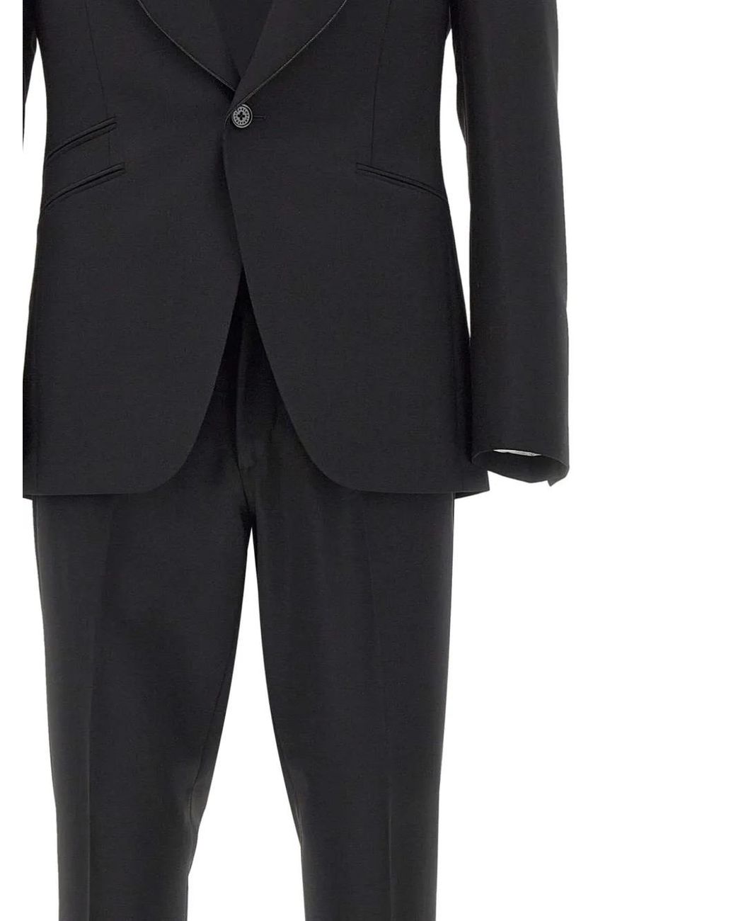 Costume À Boutonnière Carlo Pignatelli pour homme en coloris Black