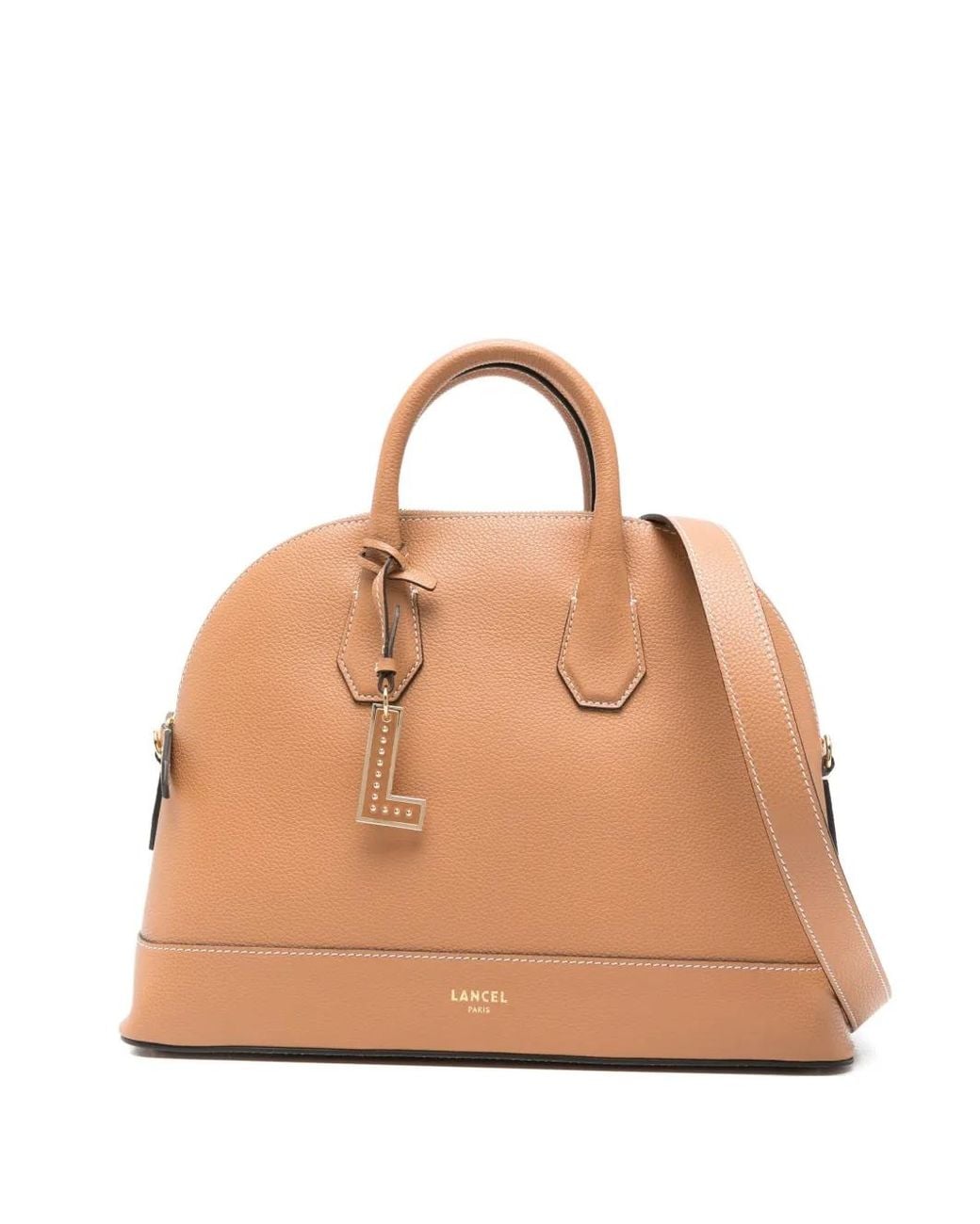 Lancel Natural Belleville Tote Bag