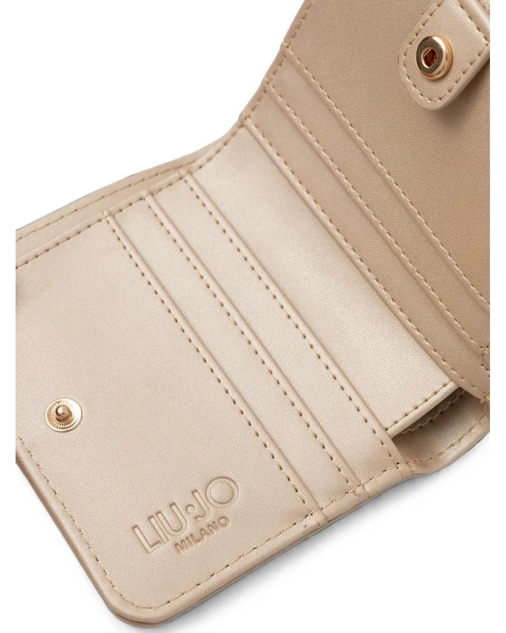 Liu Jo Natural Logo-Plaque Wallet