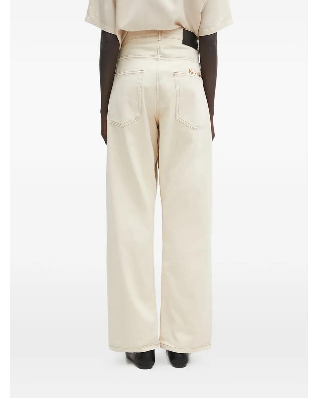 Aries Natural Embroidery Jeans