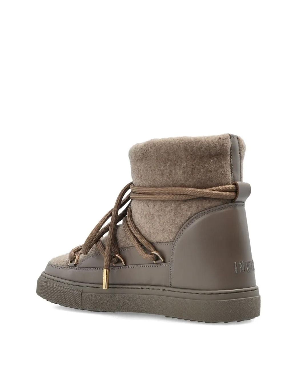 Inuikii Brown Classic Lace-Up Boots