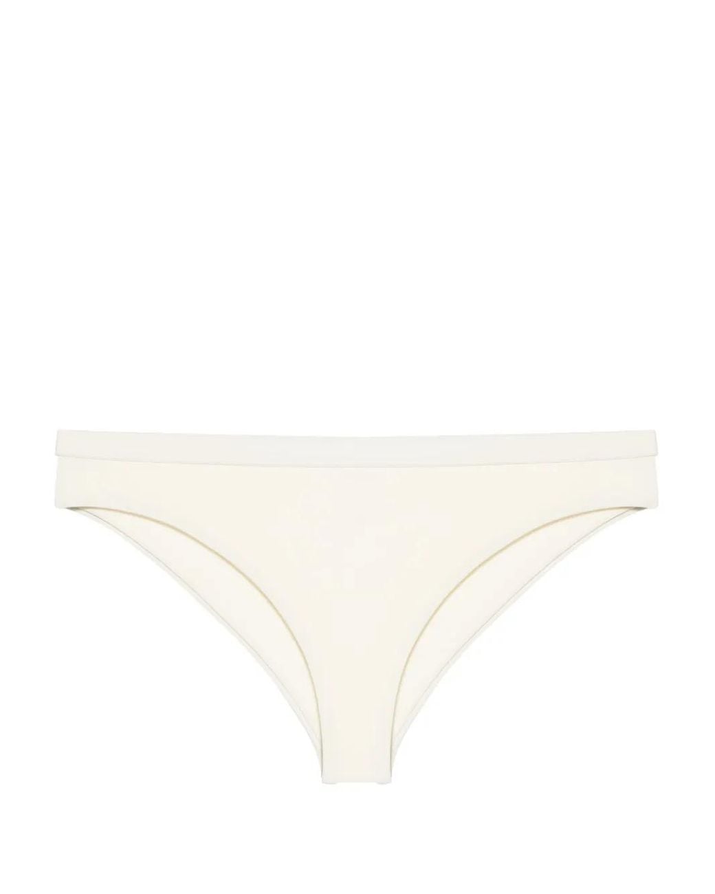 Bragas De Bikini De Talle Bajo Jil Sander de color White