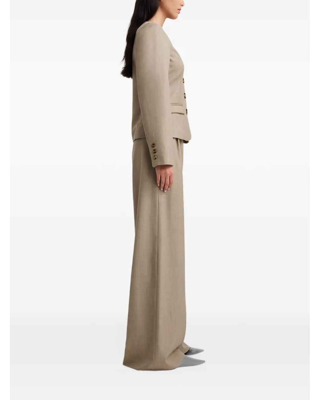 Anna Quan Green Alvar V-Neck Jacket